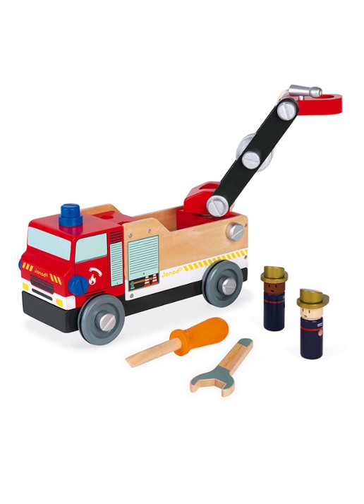 Janod Janod Brico'kids - Brandweerauto - voorkant 4 undefined