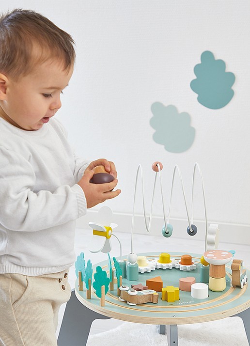 Janod Sweet Cocoon speeltafel - voorkant 5 groen