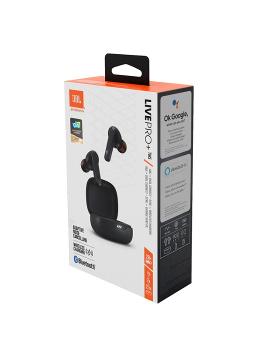 JBL Live Pro+ True Wireless draadloze oordopjes - detail 4 zwart