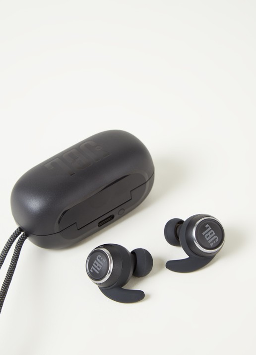 JBL Reflect Mini NC draadloze oordopjes  - detail zwart