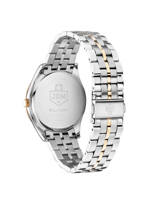 JDM Military Interlaken Gents horloge JDM-WG023-06 - detail zilver