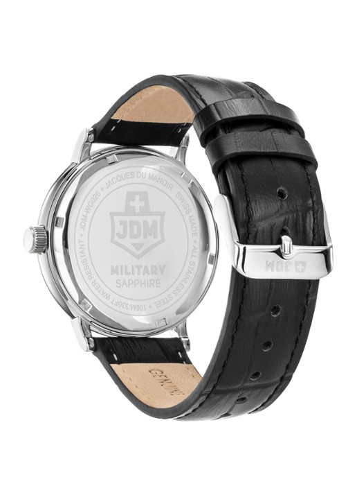 JDM Military Kilo II horloge JDM-WG026-04 - detail zilver