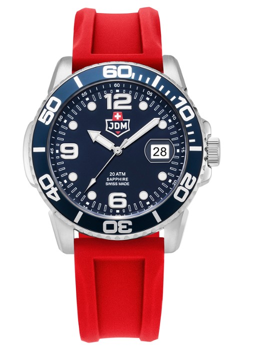 JDM Military Mike PLUS horloge JDM-WG029-02 - detail 4 zilver