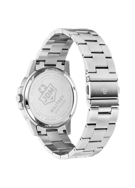 JDM Military Oscar horloge JDM-WG025-01 - detail 2 zilver