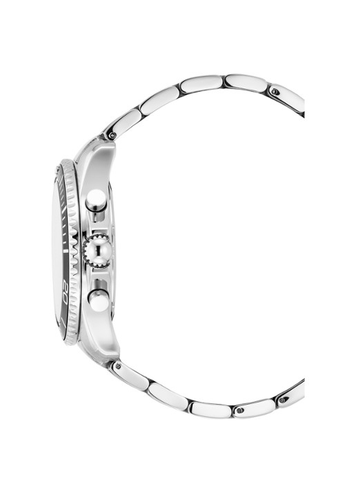 JDM Military Sierra Chrono horloge JDM-WG019-01 - detail 3 zilver