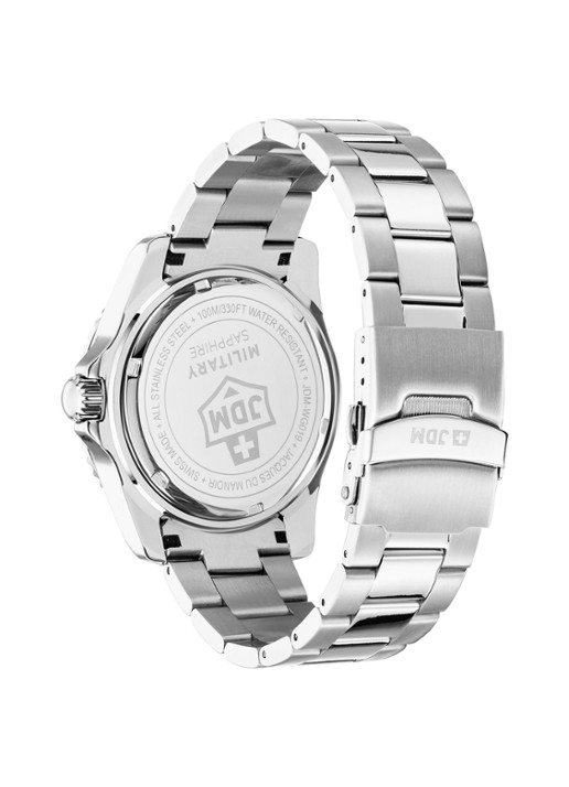 JDM Military Sierra horloge JDM-WG022-03 - detail zilver