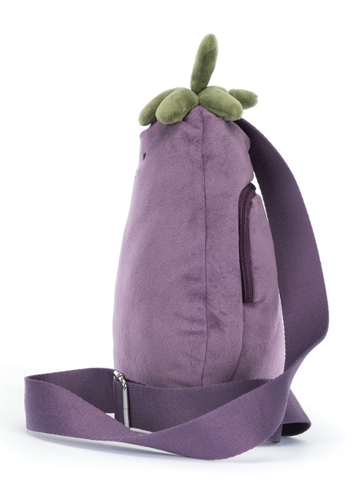 Jellycat Amuseables aubergine crossbodytas - detail 5 paars