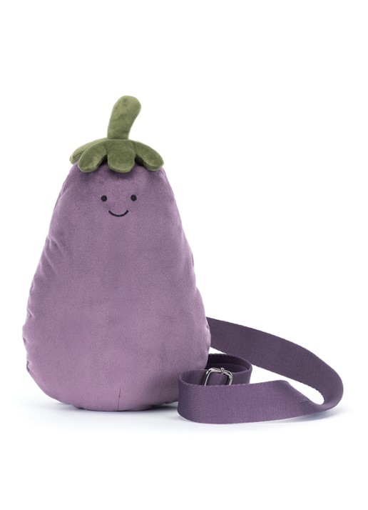 Jellycat Amuseables aubergine crossbodytas