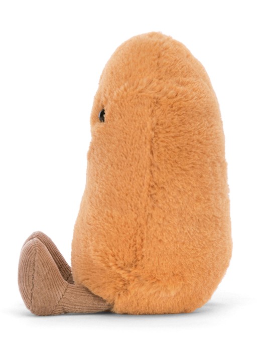 Jellycat Amuseables Bean knuffel 13 cm - detail 3 orange