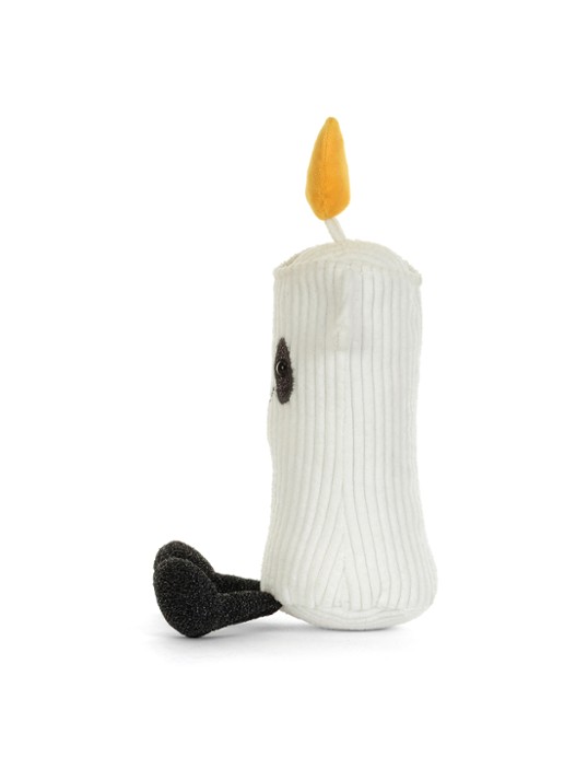 Jellycat Amuseables Flickerty Candle knuffel 19 cm - detail 7 gebroken wit