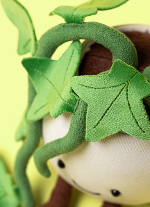 Jellycat Amuseables Ivy knuffel 16 cm  - detail 5 beige