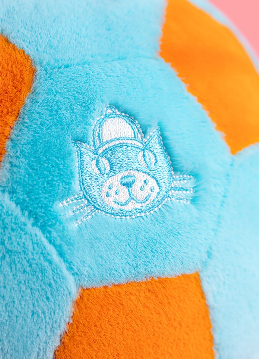 Jellycat Amuseables Jellycat Football knuffel 19 cm - detail 5 multicolor