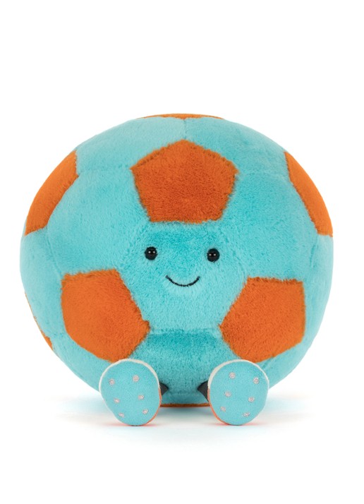 Jellycat Amuseables Jellycat Football knuffel 19 cm - detail 8 multicolor