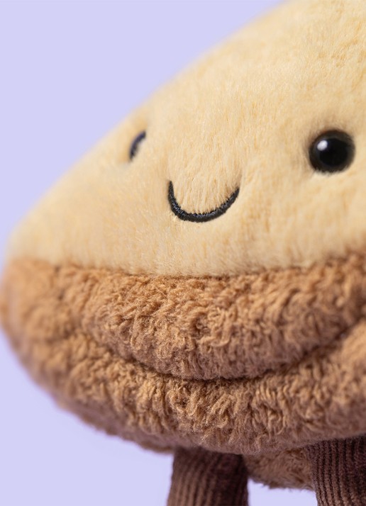 Jellycat Amuseables Margaux Madeleine knuffel 7 cm  - detail 6 beige