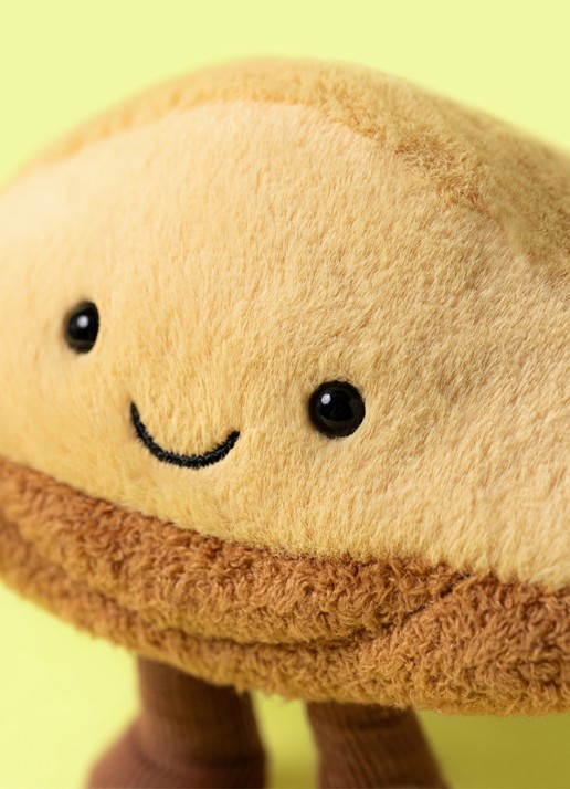 Jellycat Amuseables Margaux Madeleine knuffel 7 cm  - detail 8 beige