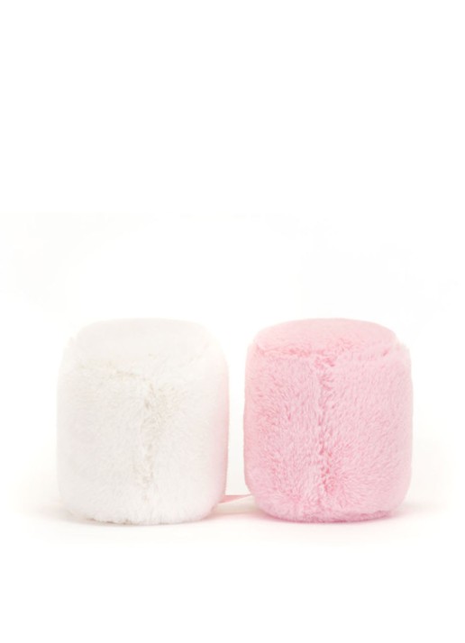 Jellycat Amuseables Marschmallows knuffel 9 cm - detail 4 multicolor