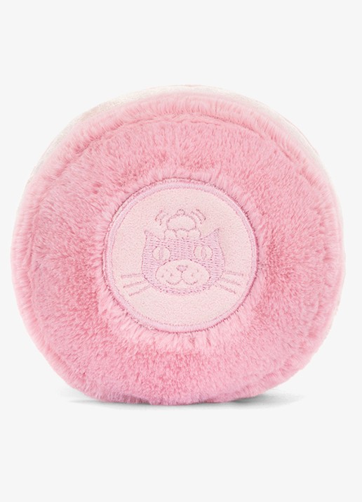 Jellycat Amuseables Mia Macaron knuffel 12 cm - achterkant 5 lichtroze