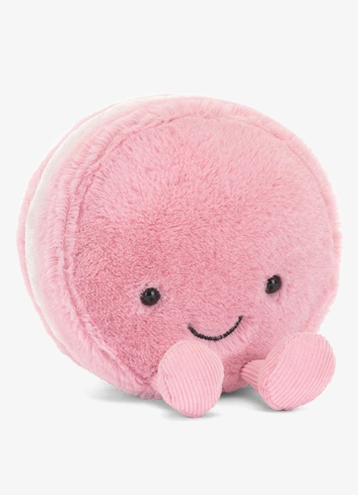 Jellycat Amuseables Mia Macaron knuffel 12 cm