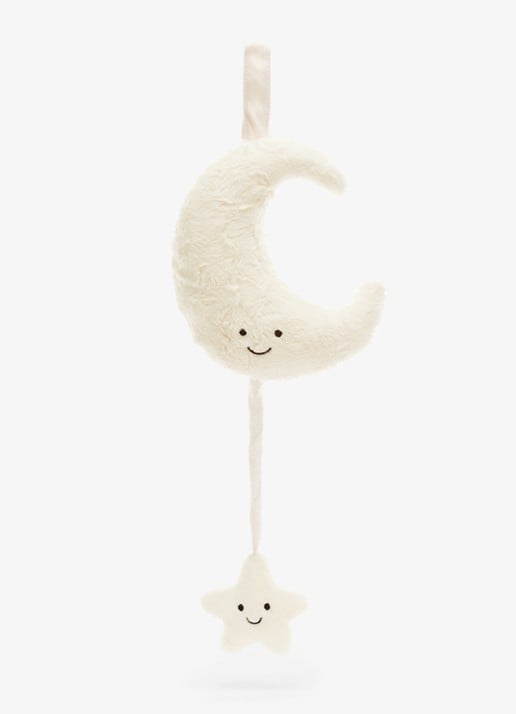 Jellycat Amuseables Moon Musicall Pull knuffel 28 cm