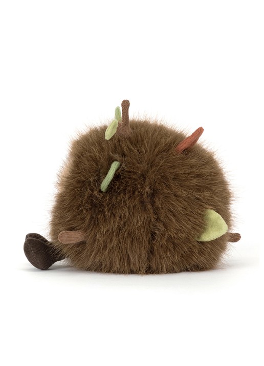 Jellycat Amuseables Mulshi Woodland Floor knuffel 10 cm - detail 3 beige