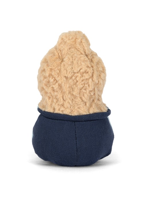 Jellycat Amuseables Peanut Star Student Outfit knuffel 15 cm  - achterkant beige