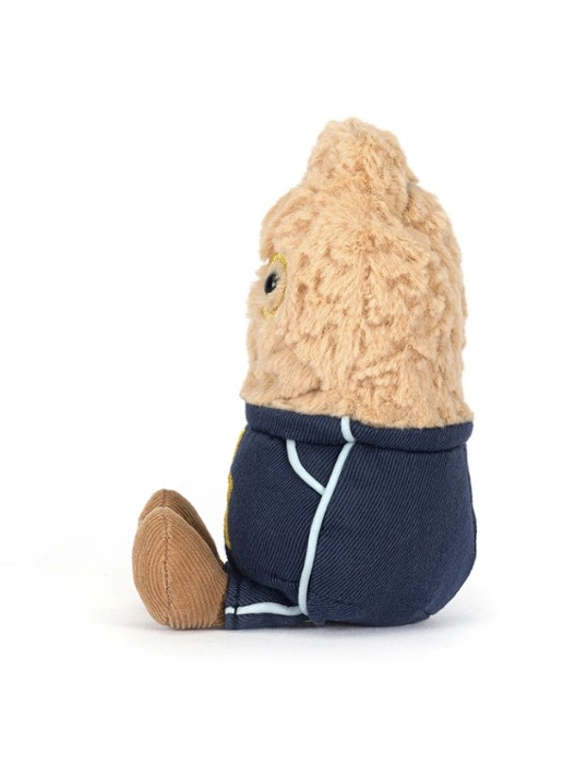 Jellycat Amuseables Peanut Star Student Outfit knuffel 15 cm  - detail 3 beige