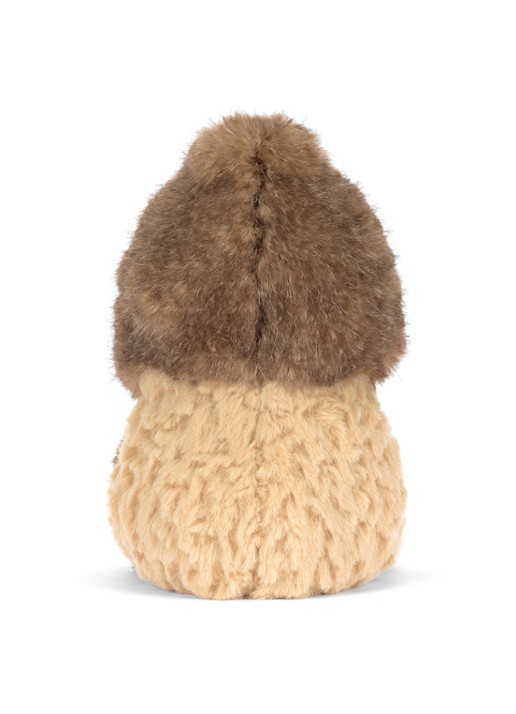 Jellycat Amuseables Peanut Yeti Outfit knuffel 12 cm - achterkant beige