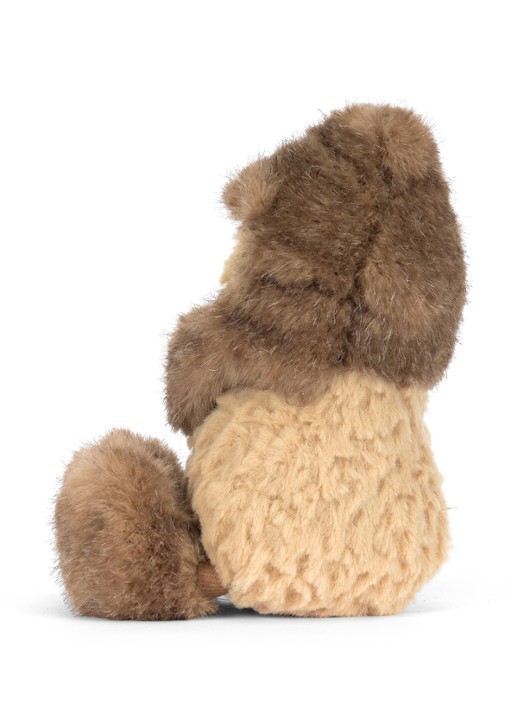 Jellycat Amuseables Peanut Yeti Outfit knuffel 12 cm - detail 4 beige