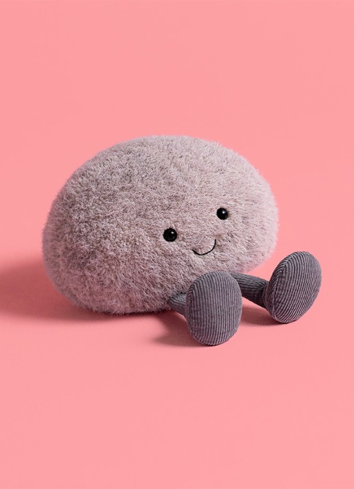 Jellycat Amuseables Pebble knuffel 8 cm - detail 4 multicolor