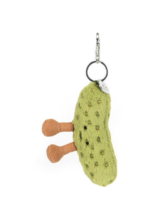 Jellycat Amuseables Pickle Bag Charm tasbedel - detail 3 multicolor