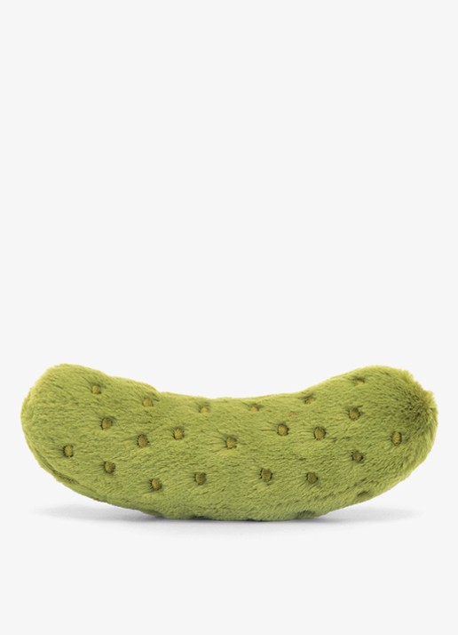 Jellycat Amuseables Pickle knuffel 8 cm - achterkant 3 groen