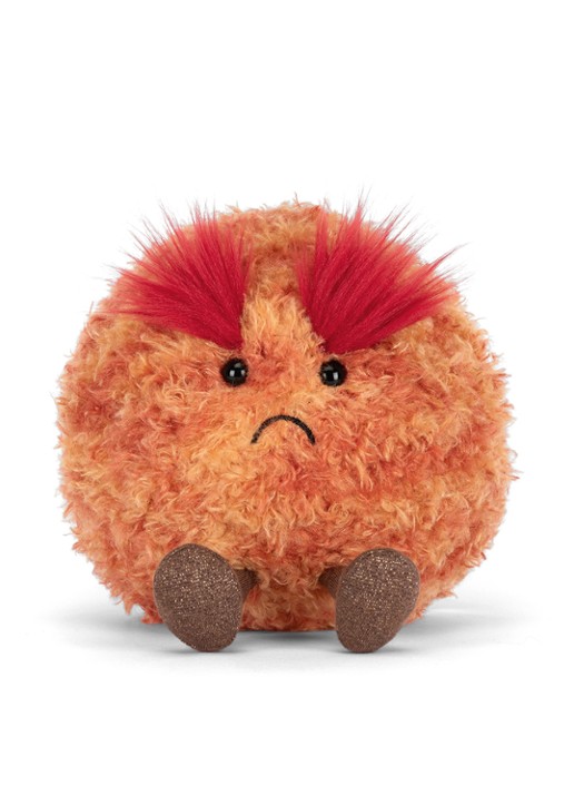 Jellycat Amuseables Planet Mars knuffel 22 cm  - detail 4 orange