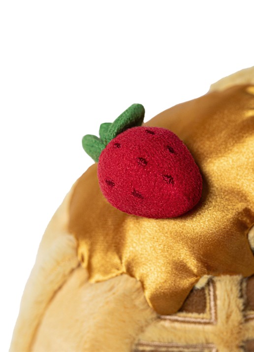 Jellycat Amuseables Rene Waffle knuffel 14 cm  - detail 3 bruin