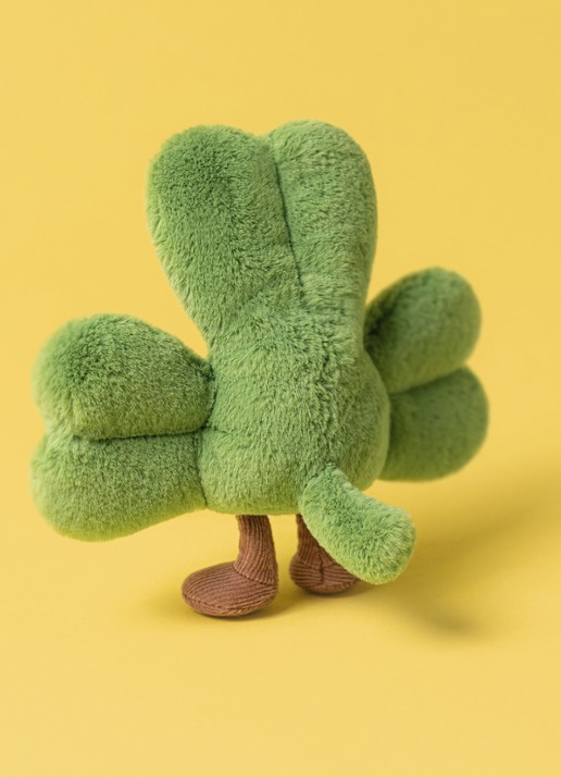 Jellycat Amuseables Siofra Shamrock knuffel 12 m - achterkant 3 multicolor