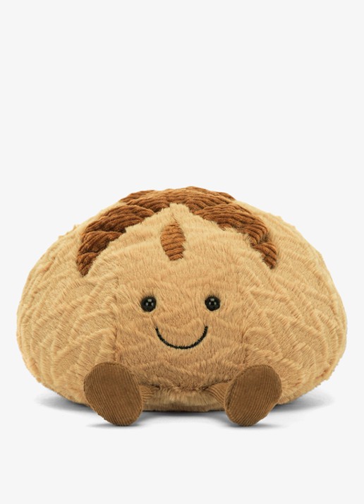 Jellycat Amuseables Sourdough knuffel 12 cm - detail 4 bruin