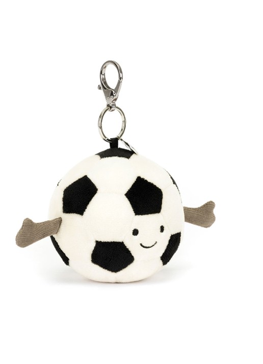 Jellycat Amuseables Sports Football Bag Charm tasbedel