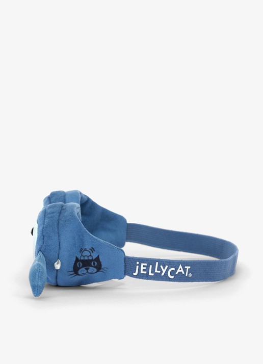 Jellycat Amuseables Sports Swimming Goggles knuffel 6 cm - detail 4 blauw