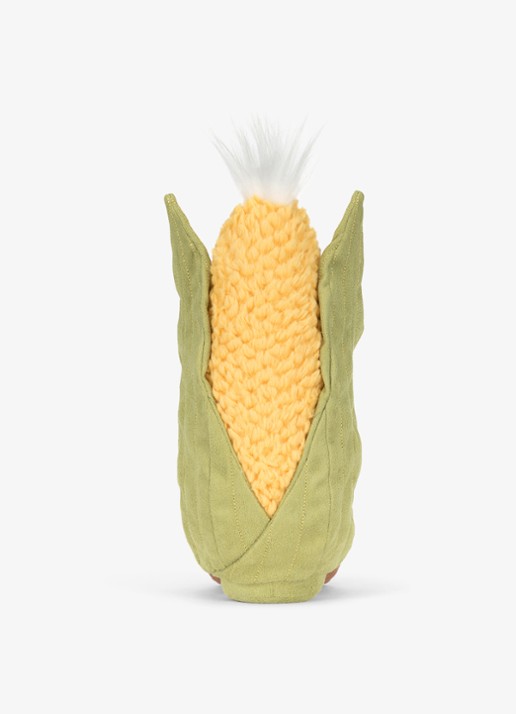 Jellycat Amuseables Sweetcorn knuffel 27 cm - achterkant 6 geel