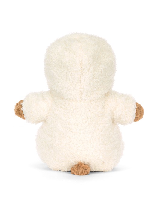 Jellycat Bartholomew Bear All-in-one Outfit knuffel 26 cm  - achterkant bruin