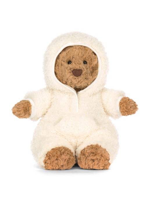 Jellycat Bartholomew Bear All-in-one Outfit knuffel 26 cm