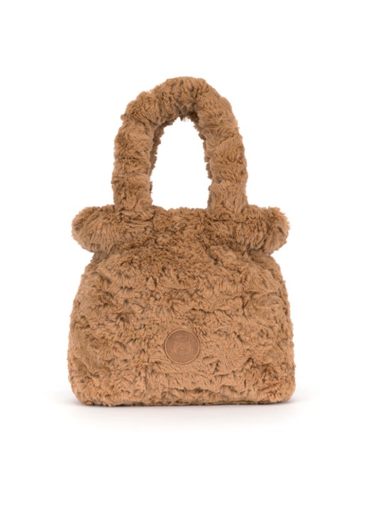 Jellycat Bartholomew Bear handtas - achterkant 5 beige