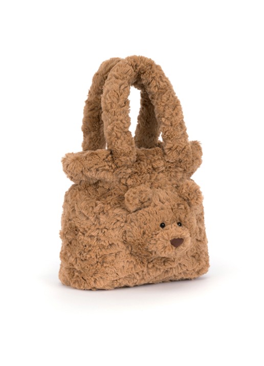 Jellycat Bartholomew Bear handtas - voorkant beige