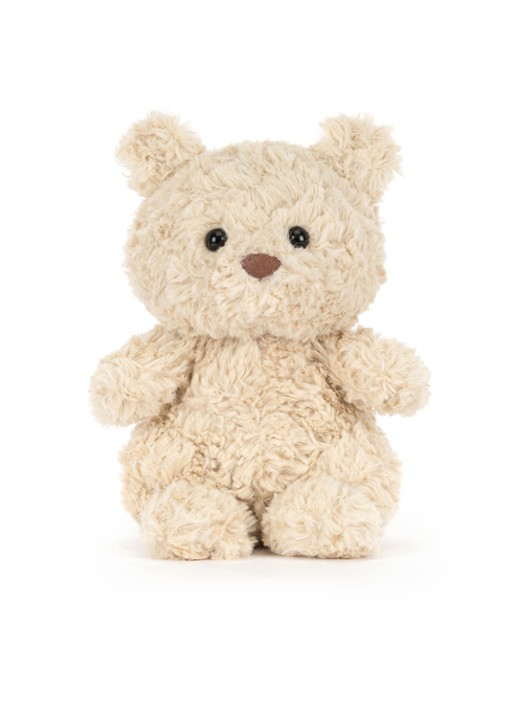 Jellycat Bartholomew Bear Junior knuffel 18 cm  - detail beige