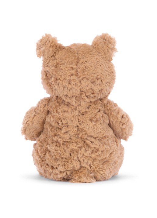 Jellycat Bartholomew Bear knuffel 16 cm - achterkant 3 bruin