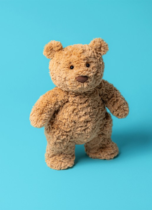 Jellycat Bartholomew Bear knuffel 36 cm - voorkant 6 bruin