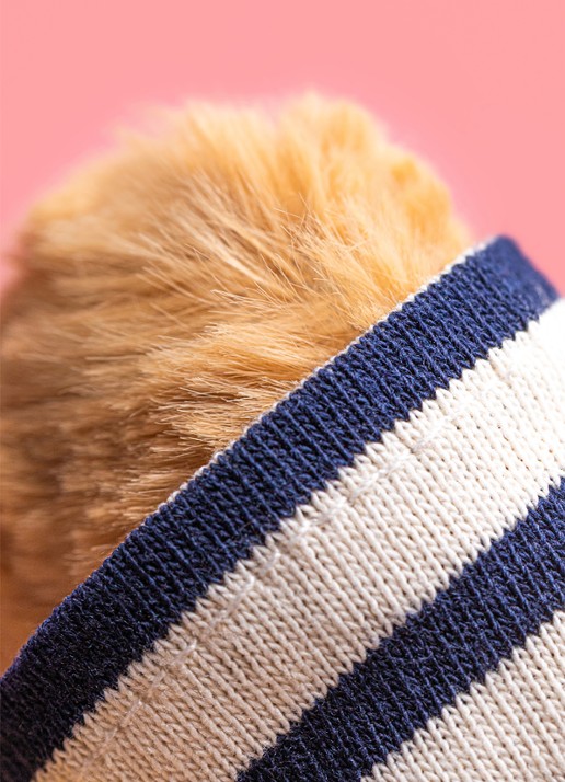 Jellycat Bartholomew Bear Seafarer Outfit knuffel 22 cm - detail 5 multicolor