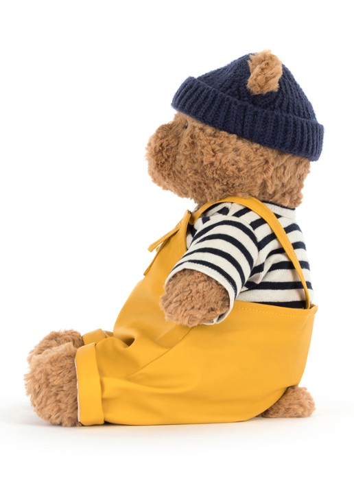 Jellycat Bartholomew Bear Seafarer Outfit knuffel 22 cm - detail 7 multicolor