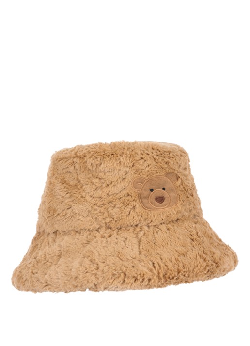 Jellycat Bartholomew Fluffleshade bucket hoed - voorkant 3 beige