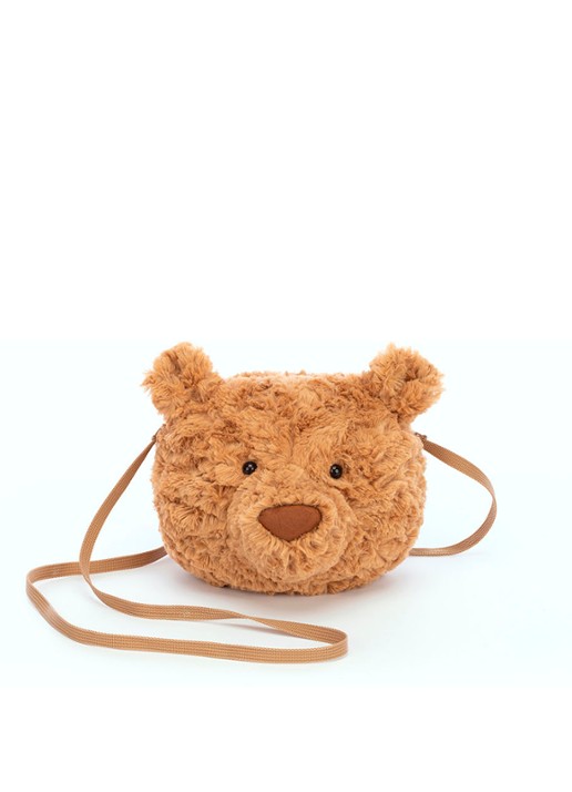 Jellycat Bartholowmew Bear knuffeltas 16 cm - detail 4 camel