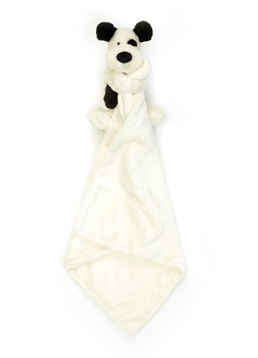 Jellycat Bashful black & cream puppy knuffel 34 cm - detail 3 multicolor